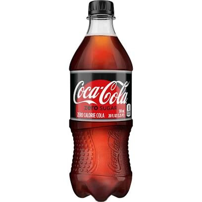Coca Cola Zero 20oz  Bottles