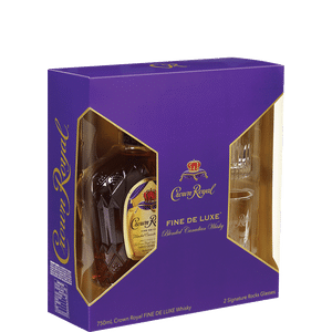 Crown Royal Canadian 2 Glass Holiday 80 750ml