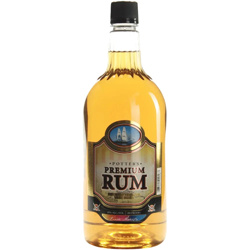 Potters Prem Rum Gold 750ml