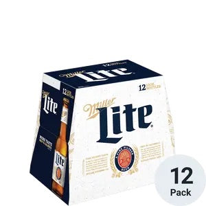 Miller Lite 12oz 12pack Bottles