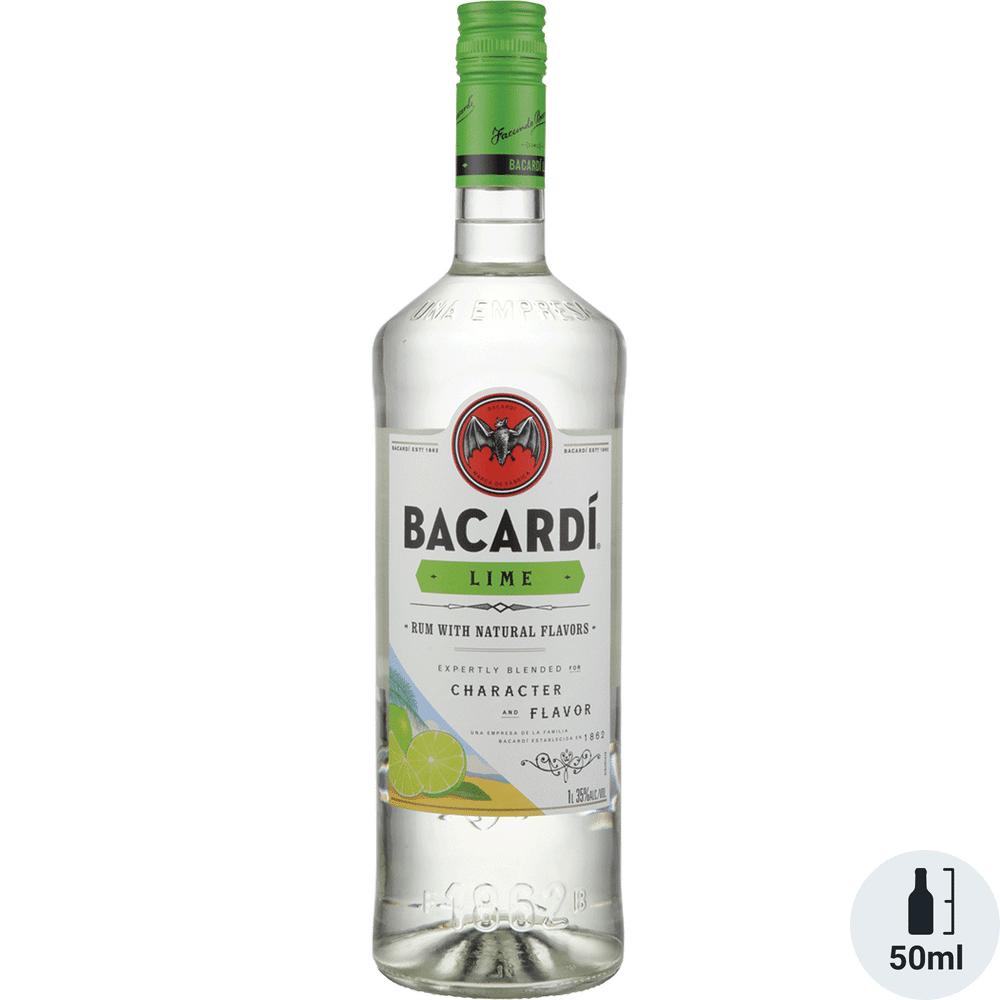 Bacardi Rum Lime 50 Ml