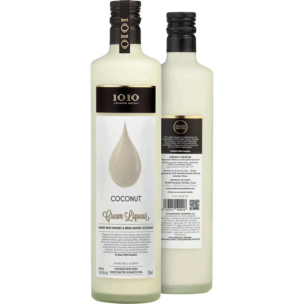 1010 Whiskey Coconut 750ml