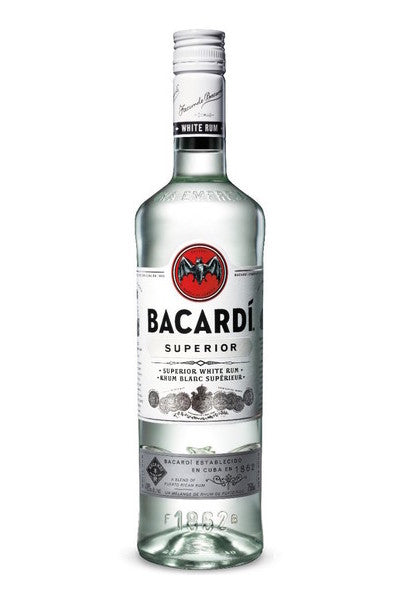Bacardi Rum Superior White 80 750ML